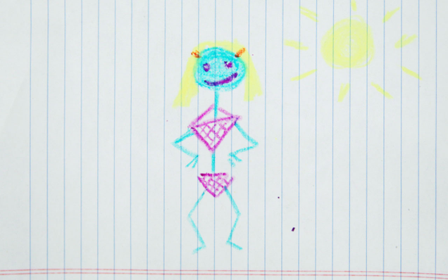 Illustration for article titled 13 EXCLUSIVE Pippa Middleton Bikini Pics Drawn In Crayon